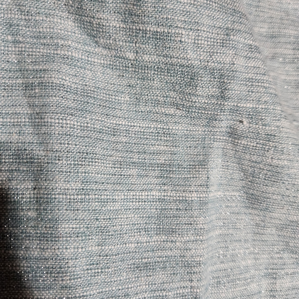Womens Elegant Light Ice Blue Button Skirt - Picture 7 of 12